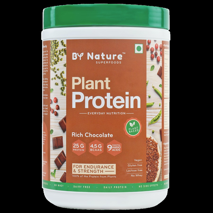 By Nature Plant Protein Powder - Rich Chocolate