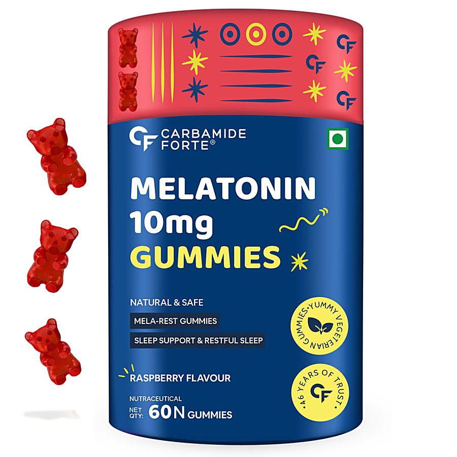 Carbamide Forte Melatonin 10mg Vegetarian Gummies - For Better Sleep