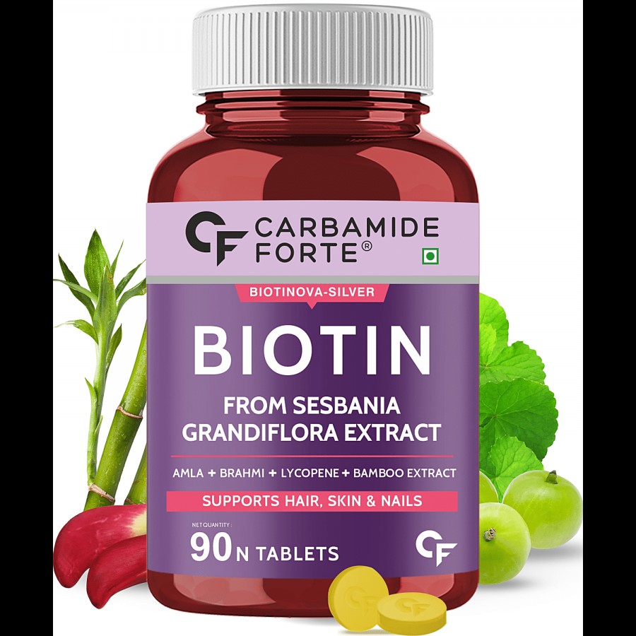 Carbamide Forte Biotin Supplement - With Amla