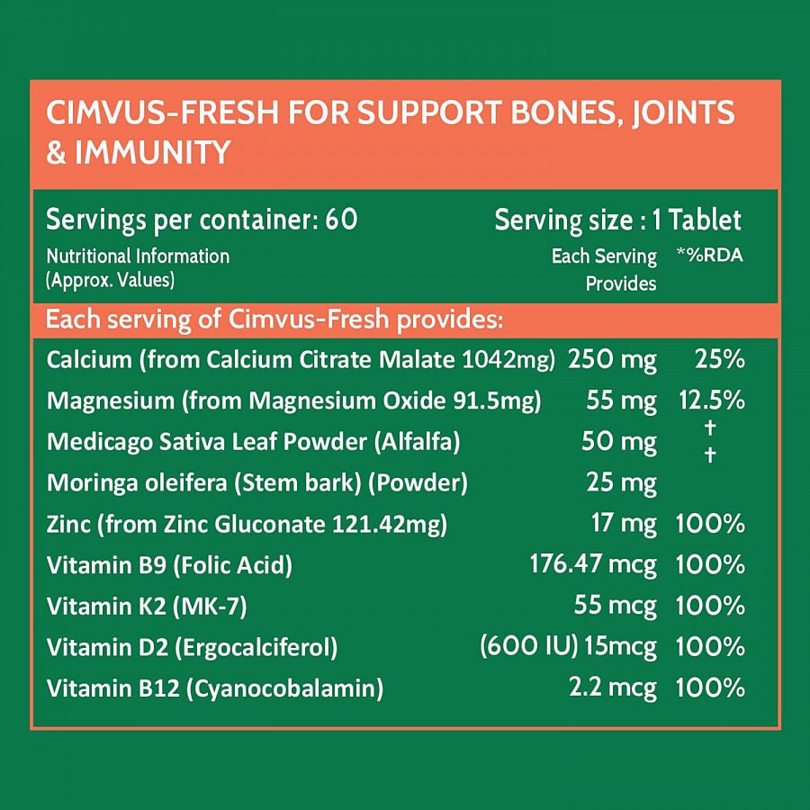 Carbamide Forte Calcium Tablets - With Magnesium