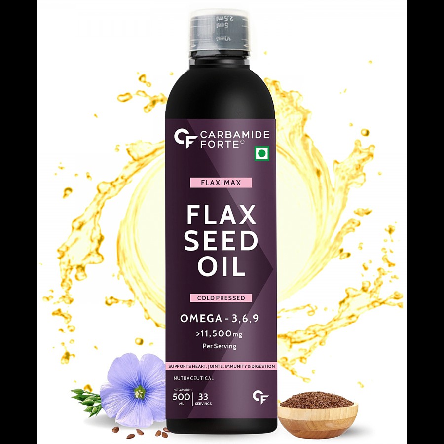 Carbamide Forte Cold Pressed Flaxseed Oil - 11