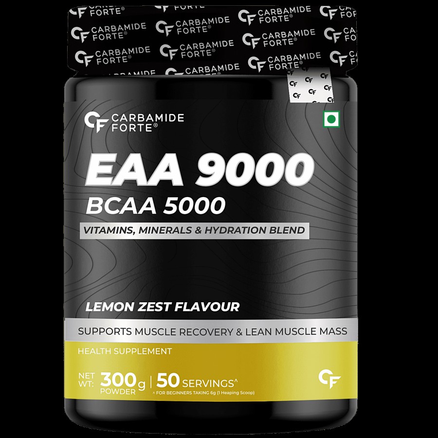 Carbamide Forte EAA 9000 BCAA 5000 Powder - Lemon Zesty