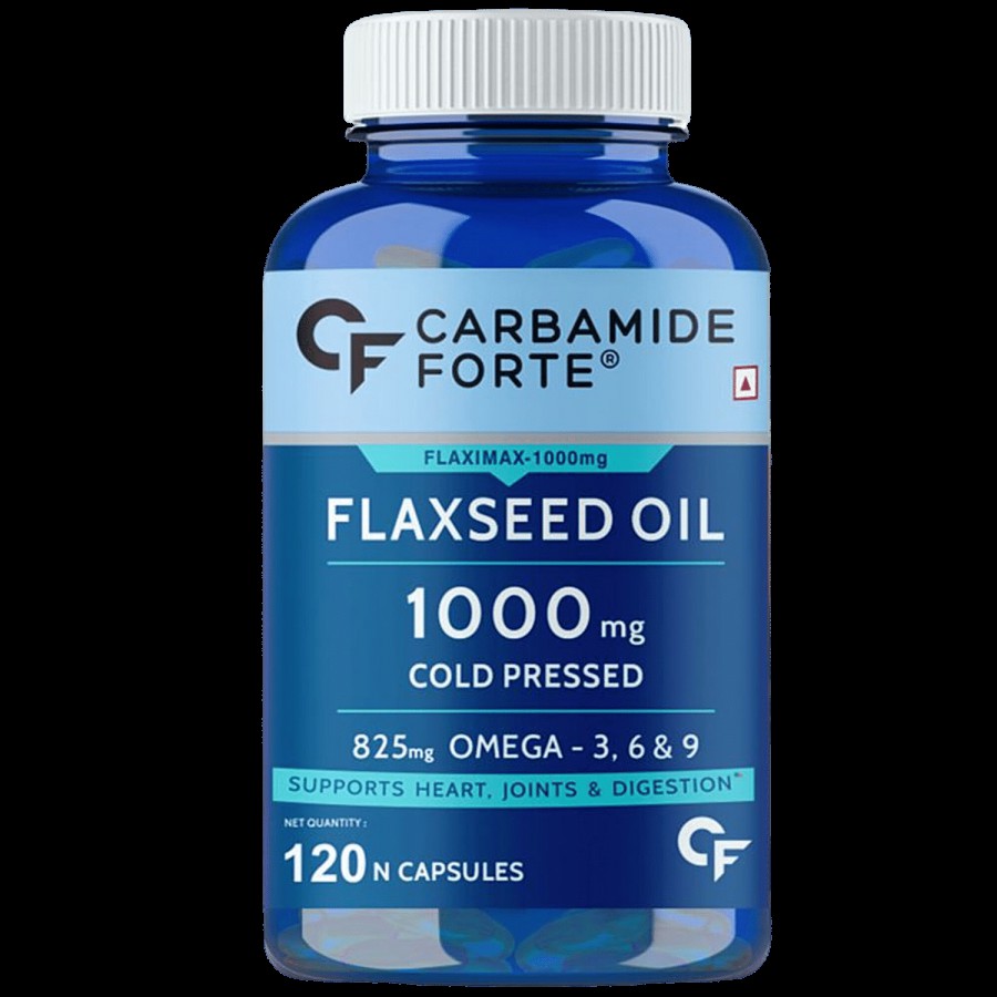 Carbamide Forte Flaxseed Oil 1000mg Omega 3