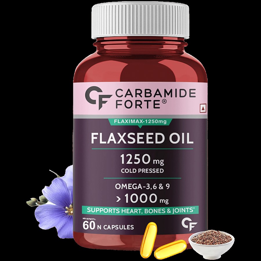 Carbamide Forte Flaxseed Oil Capsules 1250mg + Omega 3