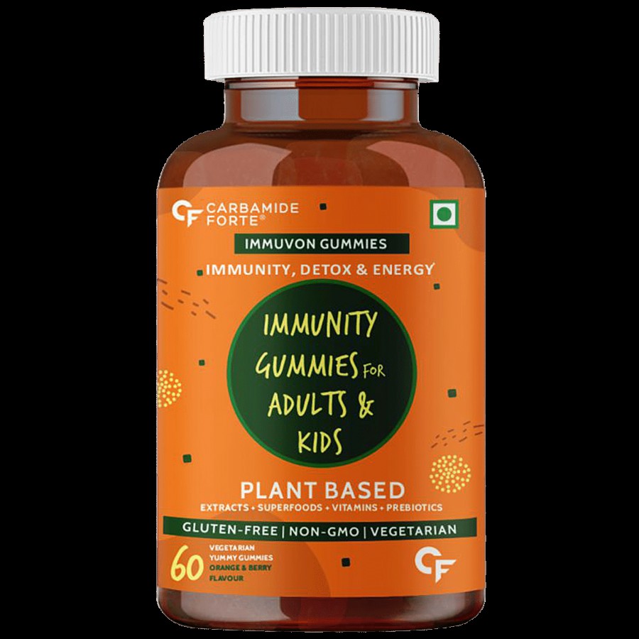 Carbamide Forte Immunity Booster With Vitamin C & Plant-Based Extracts Vegetarian Gummies