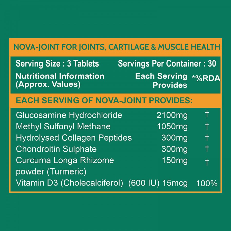 Carbamide Forte Joint Support Supplement - With Glucosamine & Vitamins