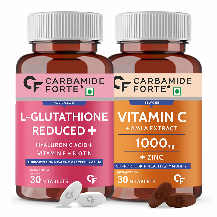 Carbamide Forte L Glutathione Reduced & Vitamin C From 1000 mg Amla Extract & Zinc