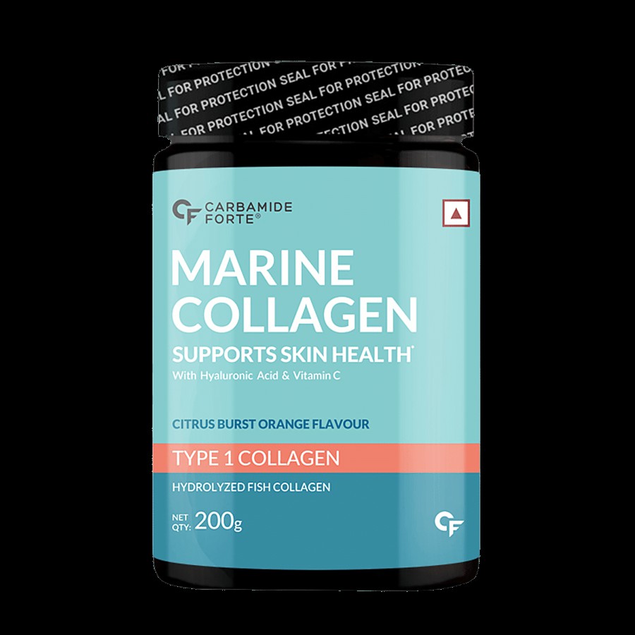 Carbamide Forte Marine Collagen Powder Supplement - For Skin Fish Collagen Powder For Women & Men Powder