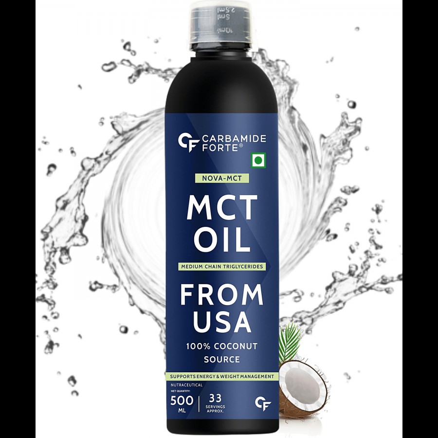 Carbamide Forte Pure MCT Oil - 100% Coconut Source