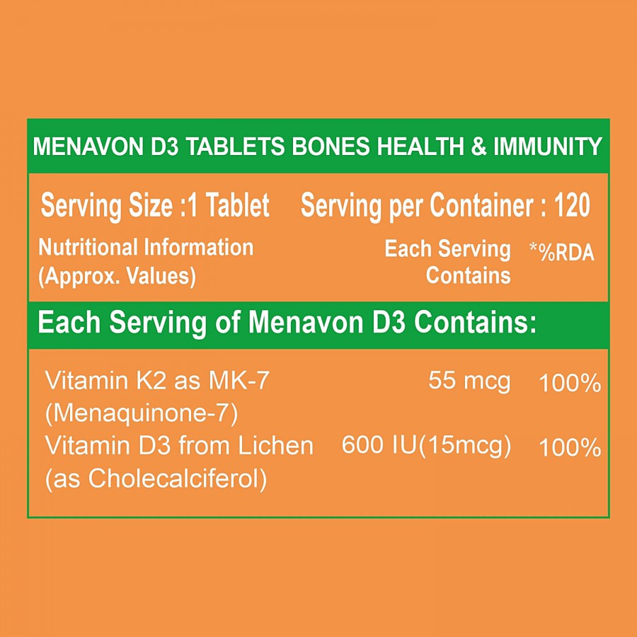 Carbamide Forte Vitamin D3 K2 - MK7