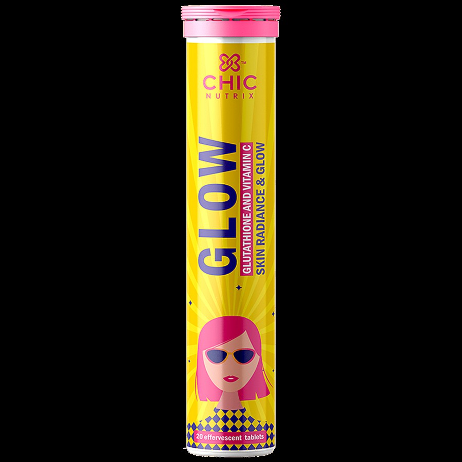 Chicnutrix Glow Glutathione & Vitamin C - Strawberry and Lemon Flavour