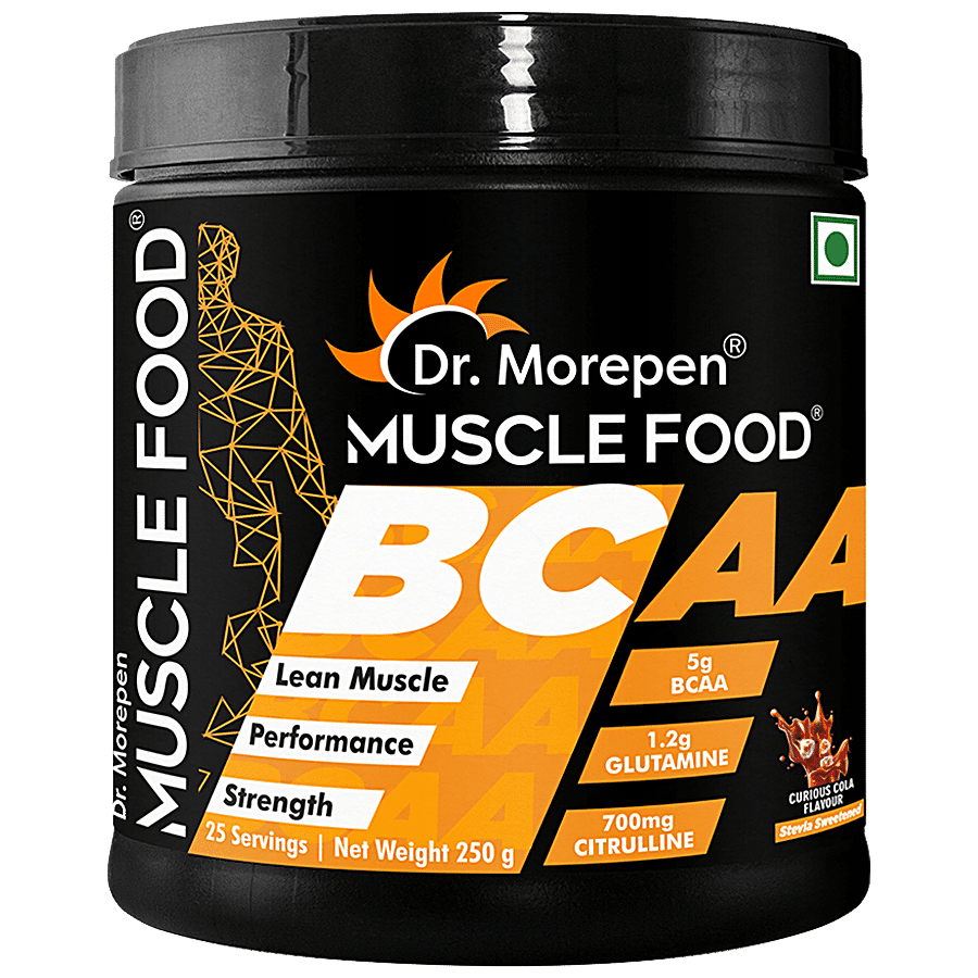 Dr. Morepen Muscle Food BCAA Supplement - For Lean Muscle & Strength