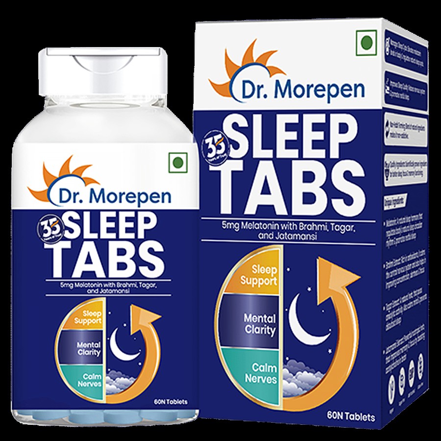 Dr. Morepen Sleep Tabs Melatonin Tablets - 3mg