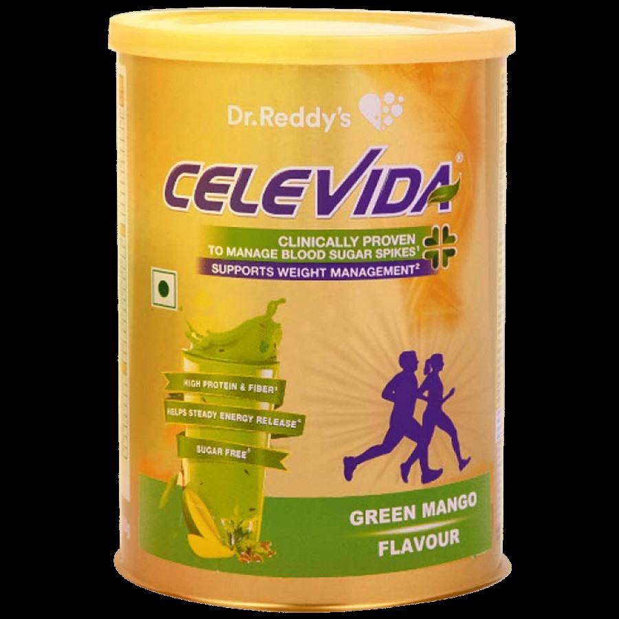 Dr Reddy's Celevida Nutrition Drink For Diabetes & Weight Management - Green Mango