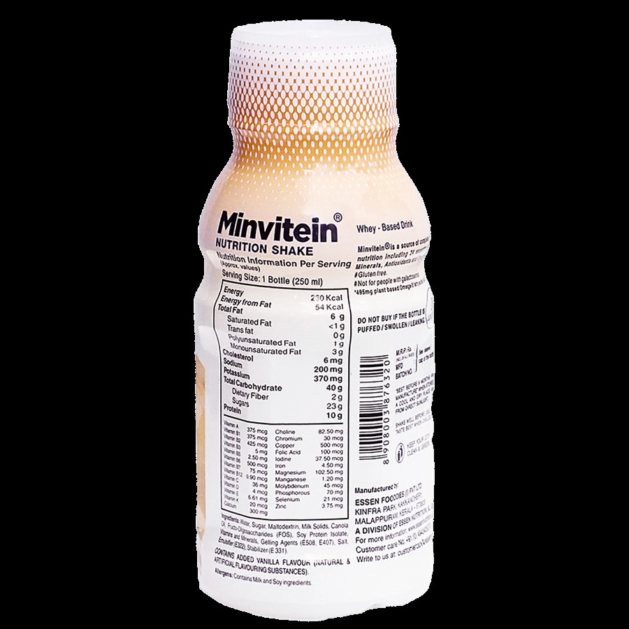 ESSEN  Minvitein Nutrition Shake - Chocolate