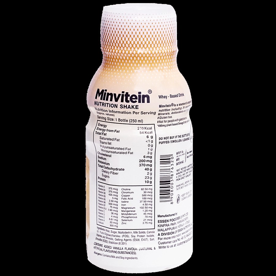 ESSEN  Minvitein Nutrition Shake - Vanilla