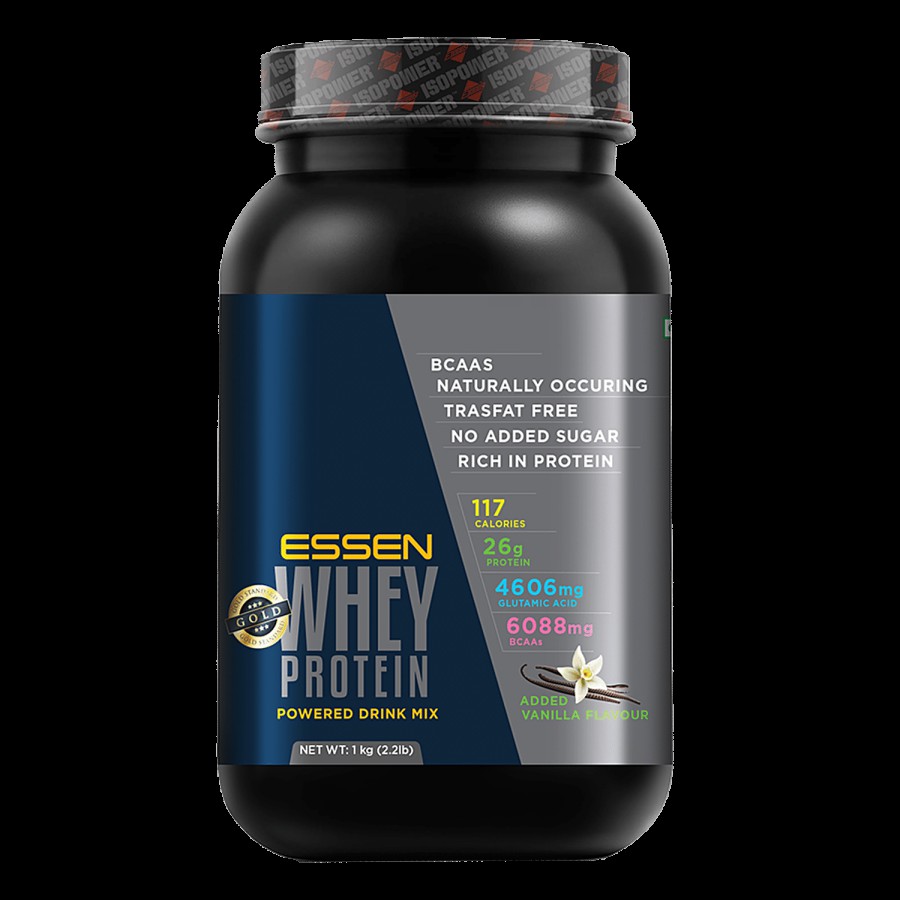 ESSEN  Whey Protein Concentrate Powdered Drink Mix - Added Vanilla Flavour