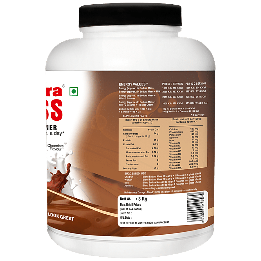 Endura Mass Weight Gainer - Chocolate