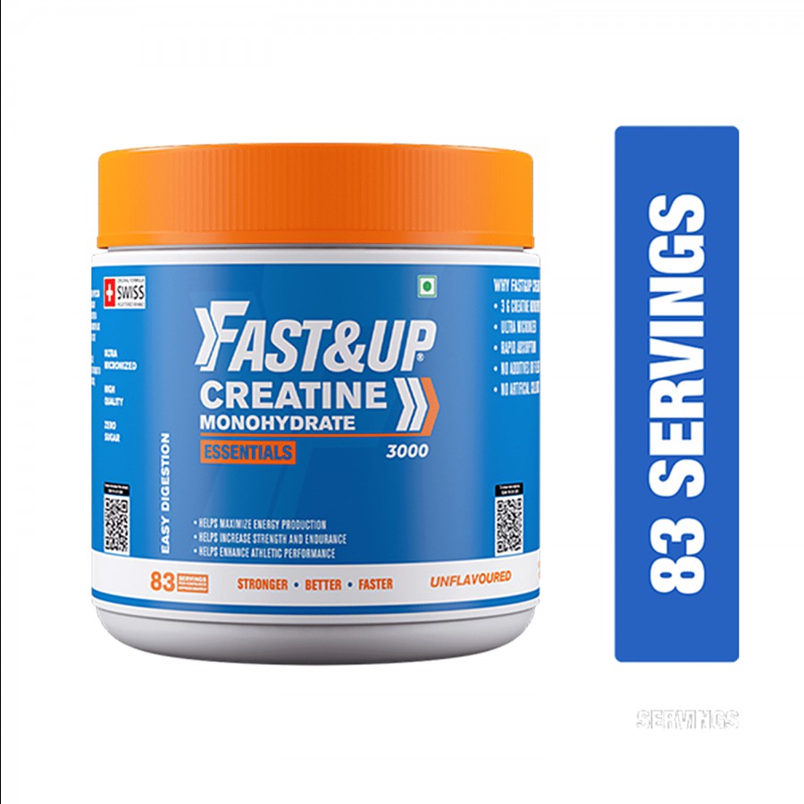 Fast&Up Creatine Monohydrate - For Muscle Strength