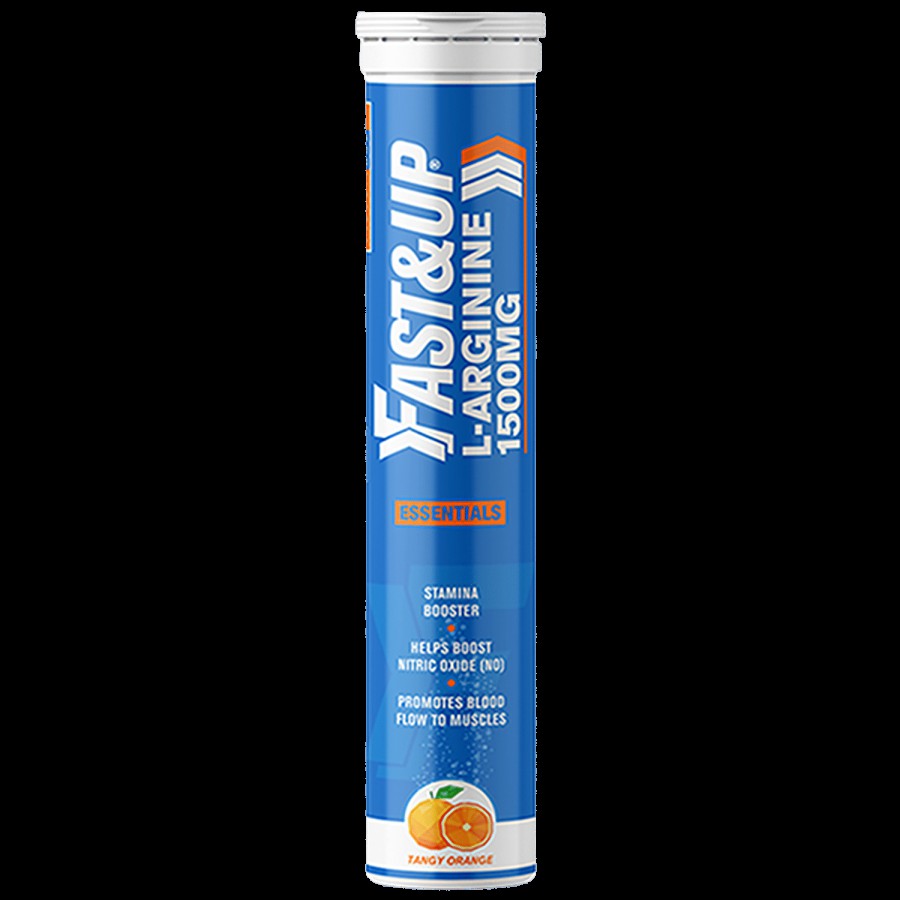 Fast&Up L-Arginine Essentials 1500 mg Effervescent Tablets - Tangy Orange