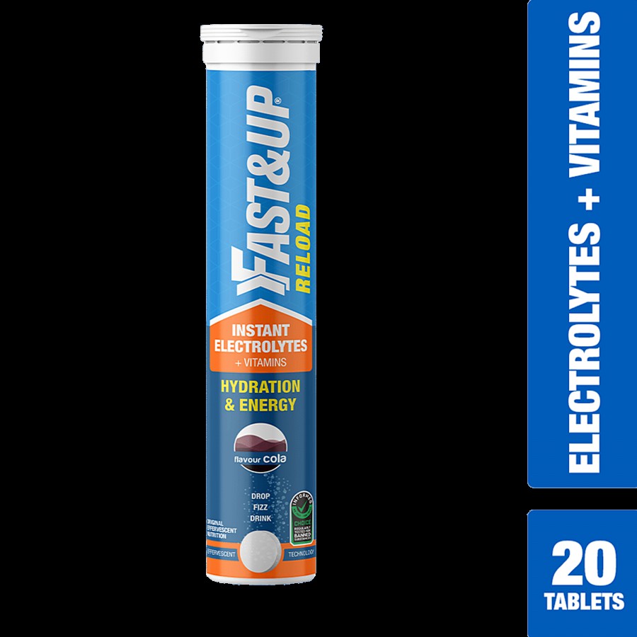 Fast&Up Reload Electrolytes Effervescent Tablets - Cola Flavour