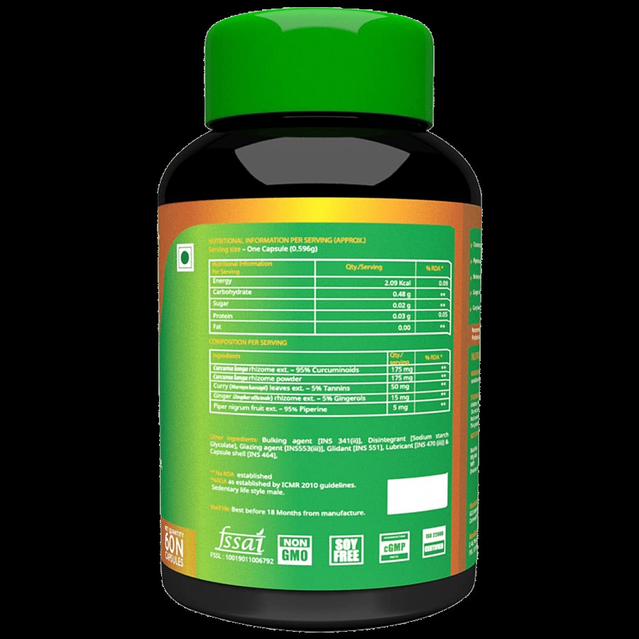 Fitspire Fit Curcumin Capsule - Immunity Booster