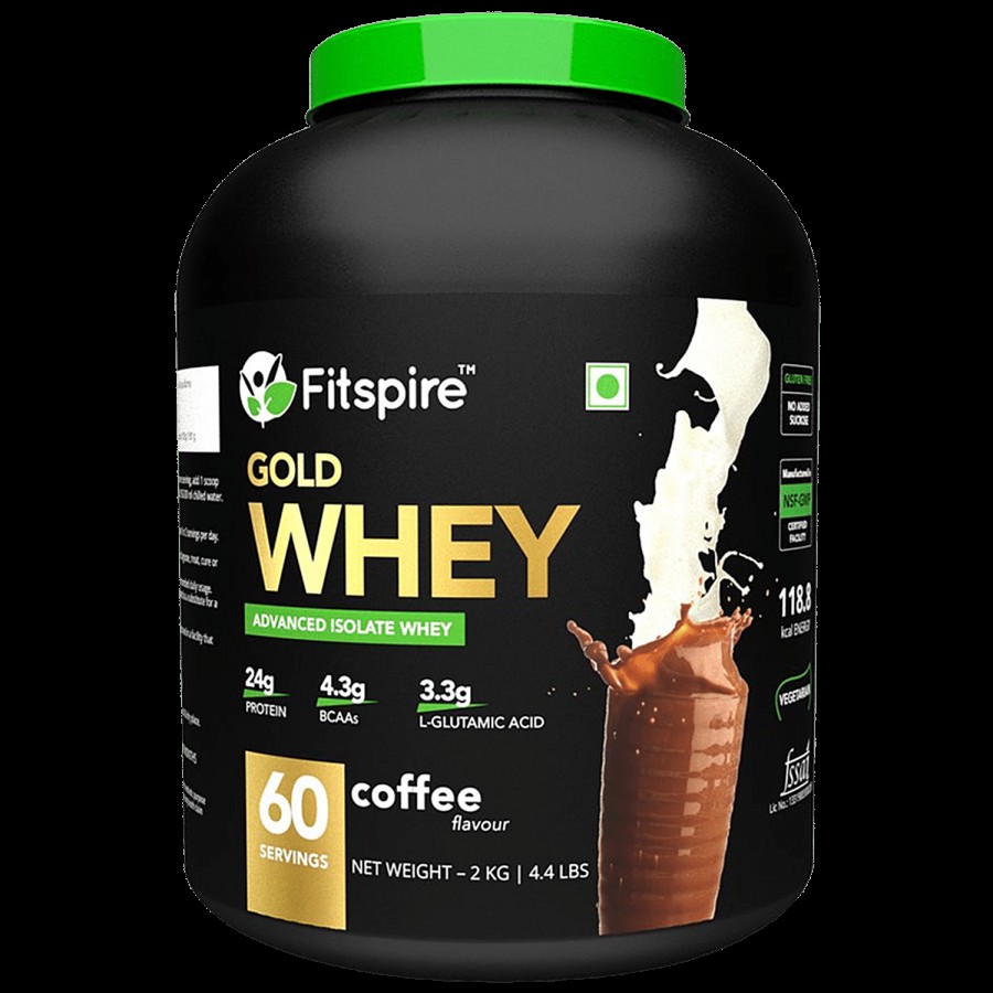 Fitspire Gold Advanced Isolate Whey - Coffee Flavour