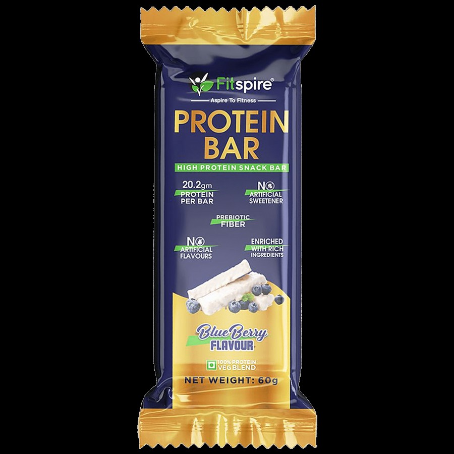 Fitspire Protein Snack Bar - Blueberry Flavour