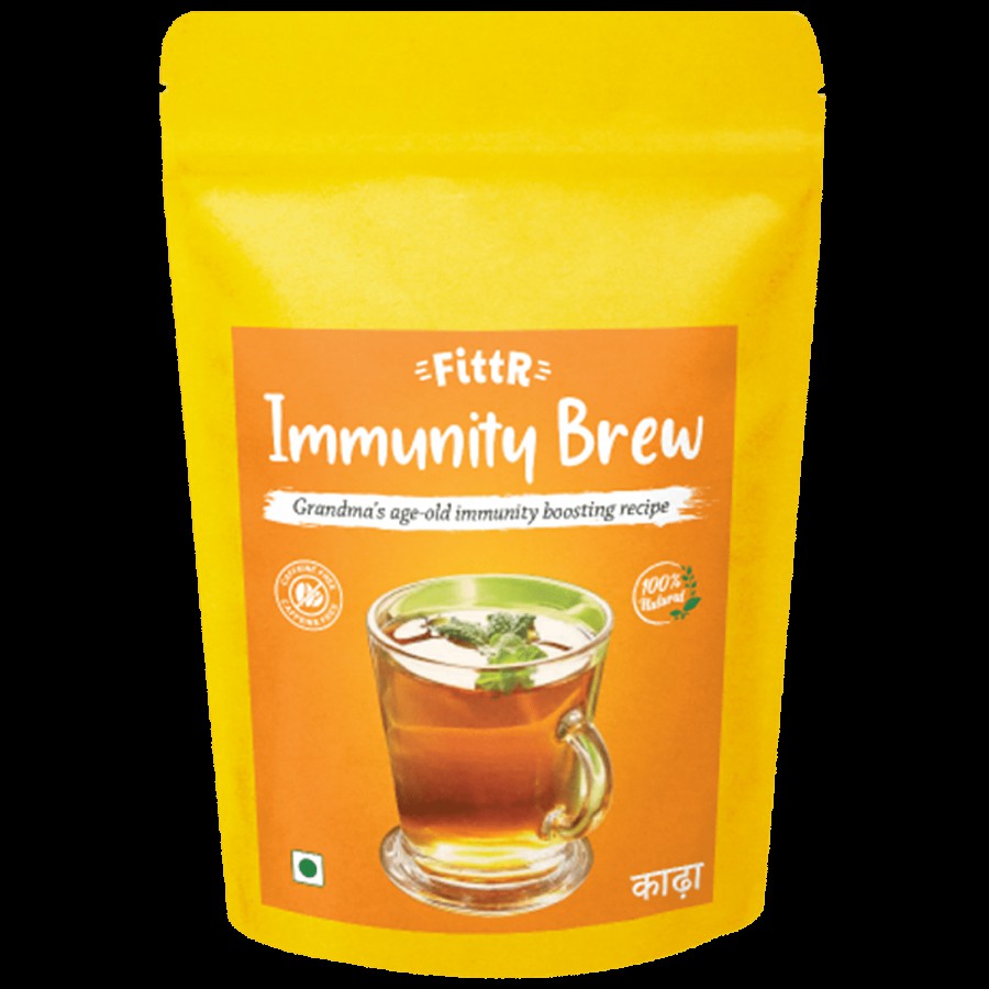 FittR Immunity Brew Powder - Rich In Antioxidant & Anti-Inflammatory Properties