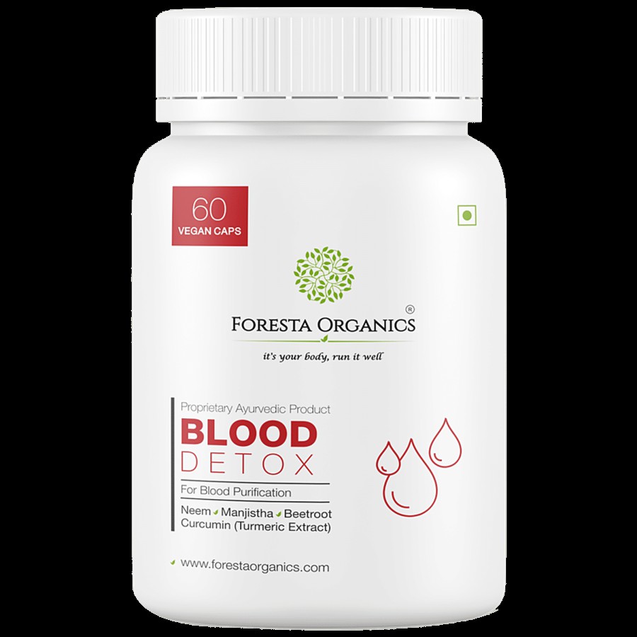 Foresta Organics Blood Detox With Curcumin - Turmeric Extract