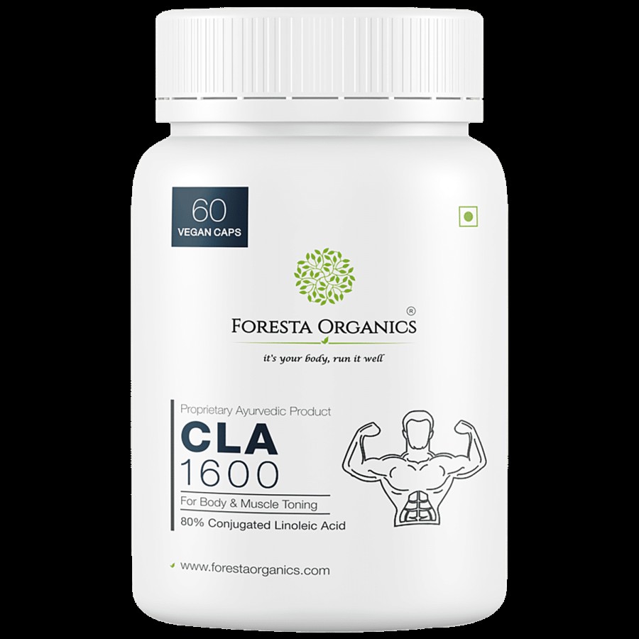 Foresta Organics CLA 1600 Vegan With 80% Conjugated Linoleic Acid