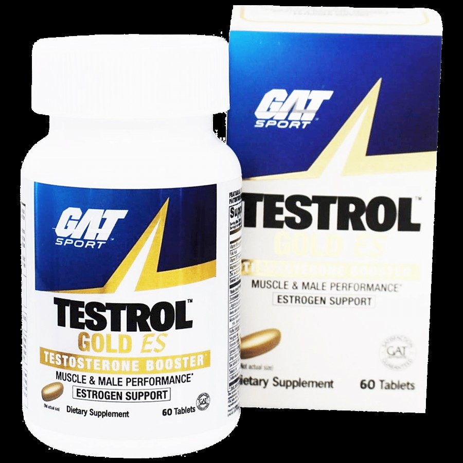 GAT Sport Testrol Gold ES Testosterone Booster Tablet - Dietary Supplement