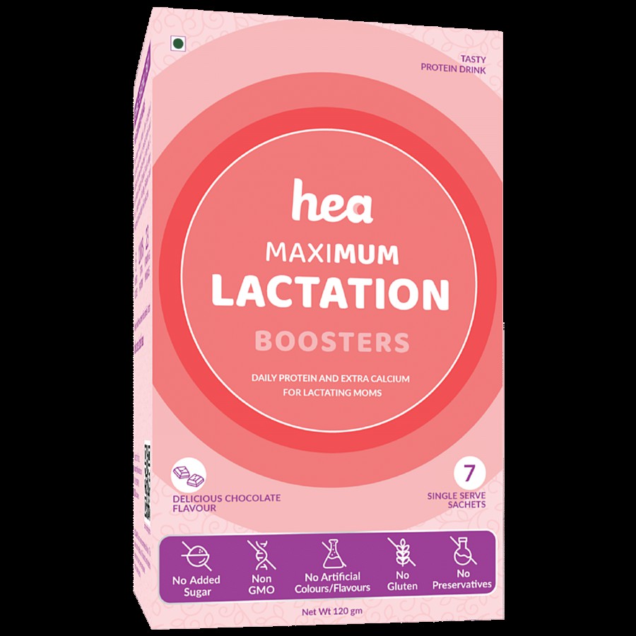 Hea Maximum Lactation Booster For Women - Delicious Chocolate Flavour