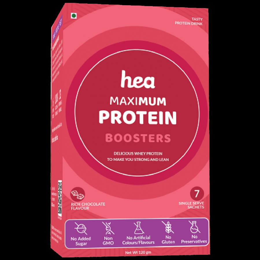 Hea Maximum Protein Boosters For Women - Rich Chocolate Flavour