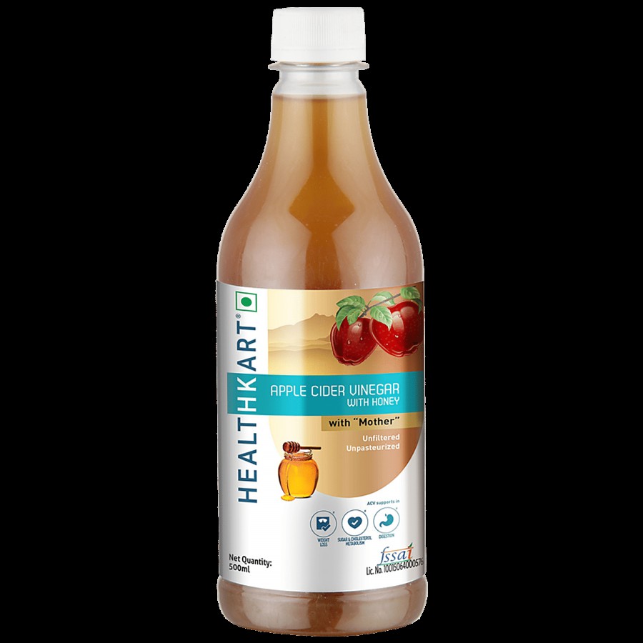 HealthKart Apple Cider Vinegar With Mother - Natural