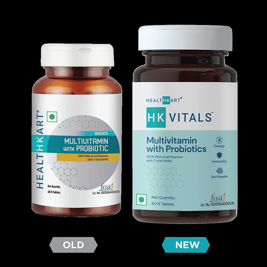 HealthKart Multivitamin With Probiotics - For Immunity