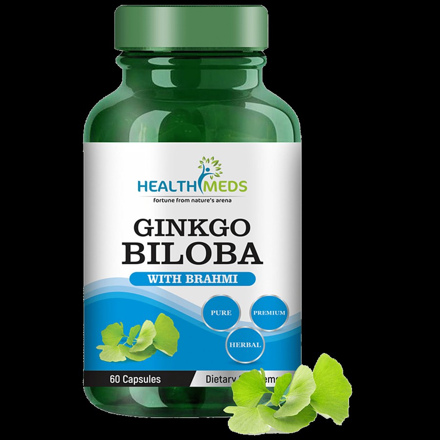 Healthmeds Ginkgo Biloba With Brahmi