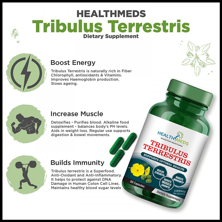 Healthmeds Tribulus Terrestris Dietary Supplement