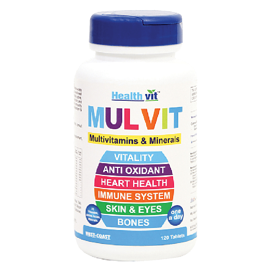 Healthvit Health Supplement - Mulvit Multivitamins and Minerals Tablets