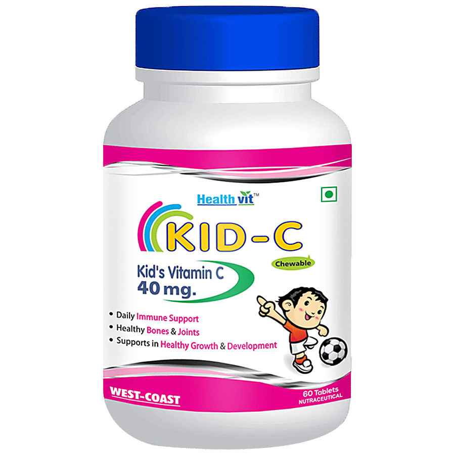 Healthvit KID-C Vitamin-C Tablets - Chewable