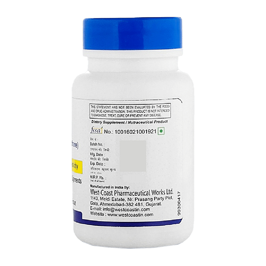 Healthvit MSM Methylsulfonylmenthane 1000 mg Tablets - Promotes Joints Elasticity