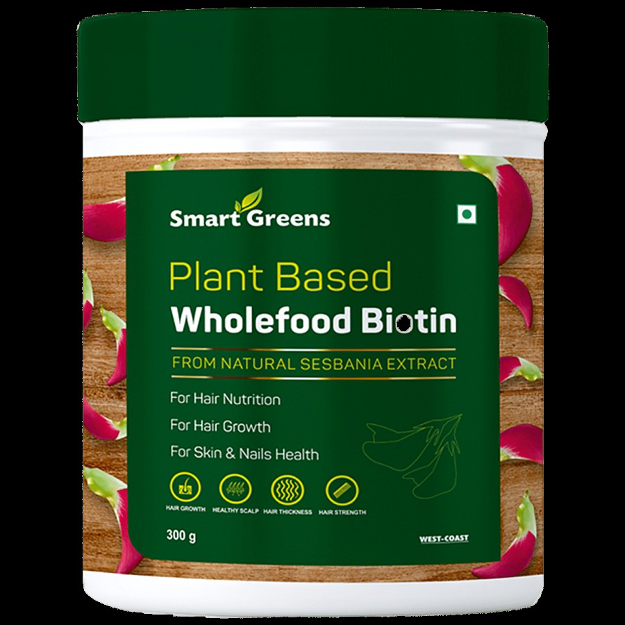 Healthvit Biotin Powder - Smart Greens Plant Based Wholefood