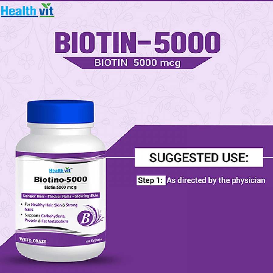 Healthvit Capsules - Biotino-5000