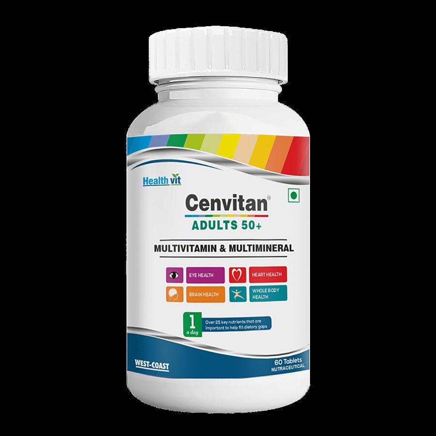 Healthvit Cenvitan Adults 50+ Multivitamin & Multimineral Tablets