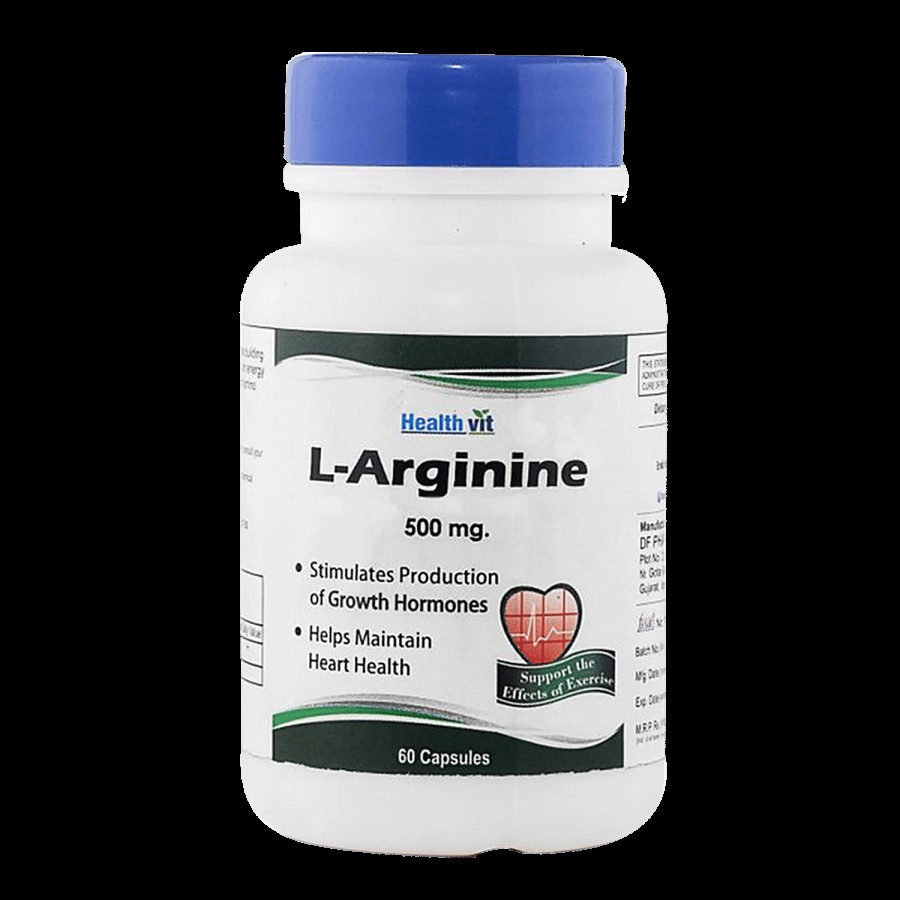 Healthvit Health Supplement Capsules - L-Arginine