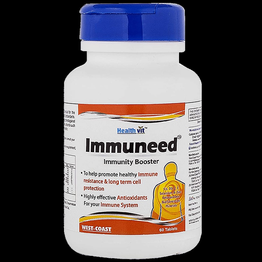 Healthvit Immuneed Immunity Booster Tablet - Provides Long Term Cell Protection