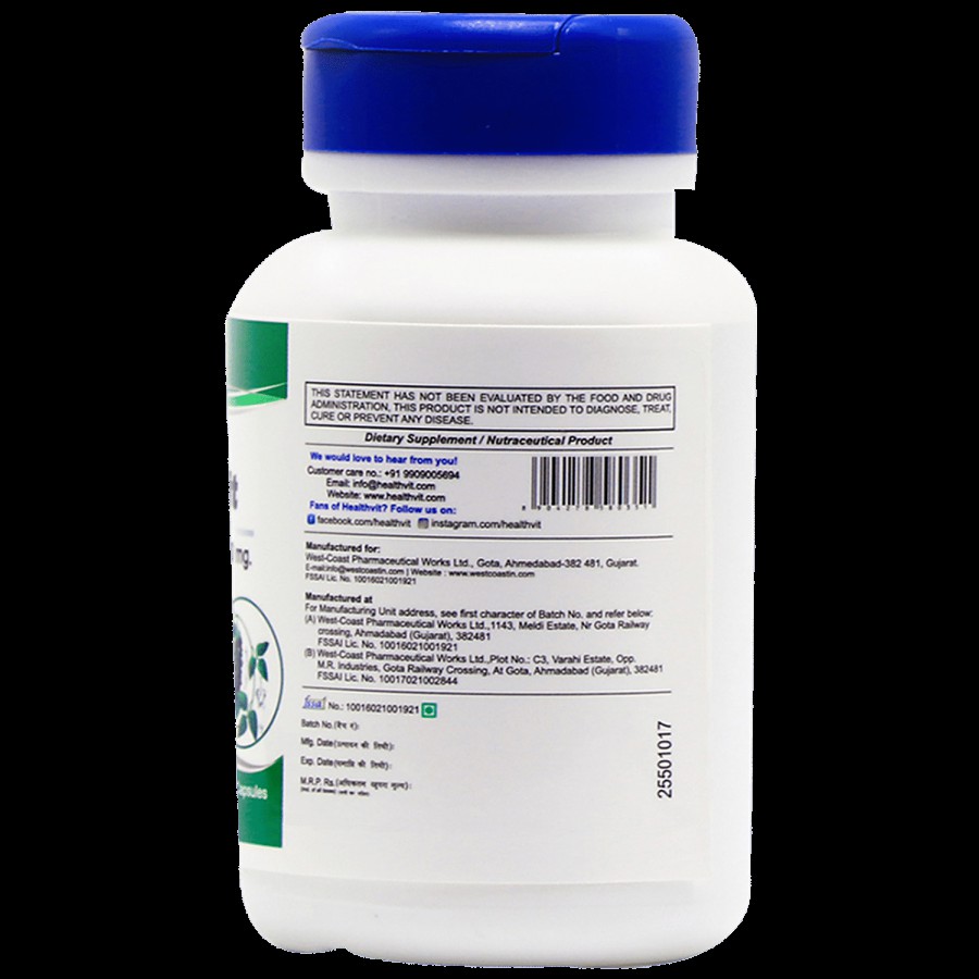 Healthvit Kapikavit Kapikachhu Powder Capsule - For Intestinal Worms