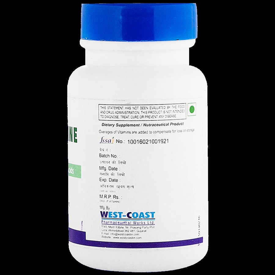 Healthvit L-Ornithine Essential Amino Acid Capsule - Promote Optimal Absorption