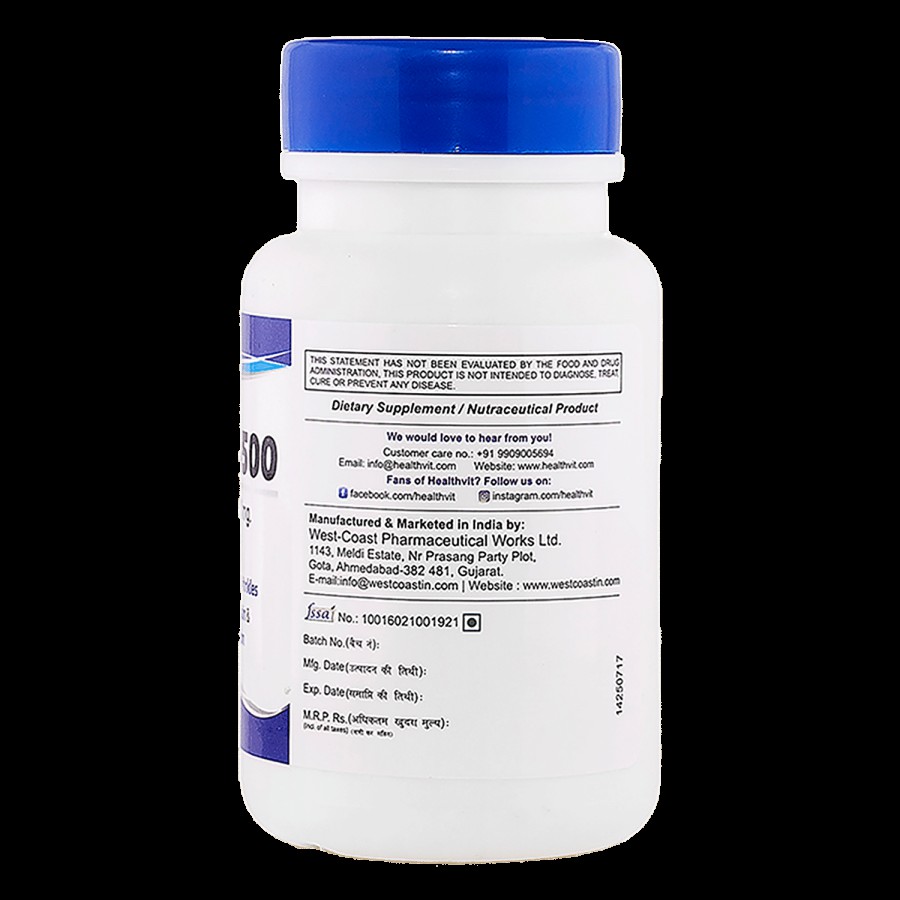 Healthvit Nianeed-500 Niacinamide 500 mg Tablets