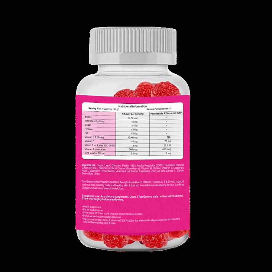 Healthvit Top Gummy - Silky Hair Vitamins With Vitamin C